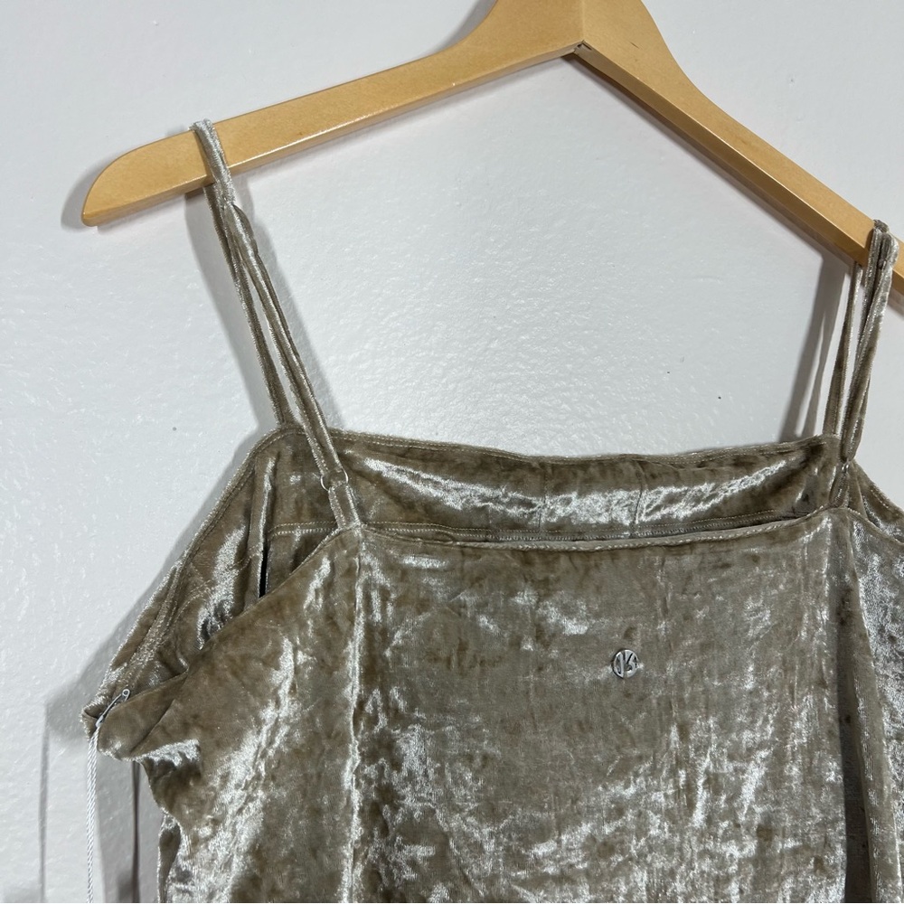 BuffBunny Gold Velvet Mini Dress - Picture 9 of 15